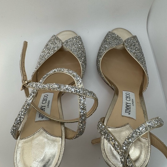 Jimmy choo heels Jimmy choo glitter heels - Picture 6 of 11